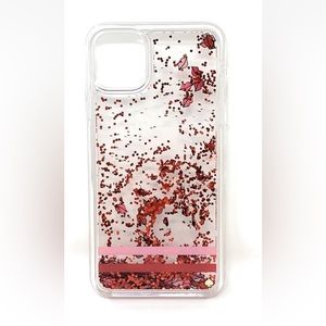 Kate Spade liquid Lips Glitter iphone 11 pro case